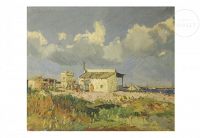 F·里维拉（20世纪）《午后阳光》，1950年 F. Rivera (s.XX)