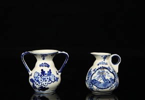 Two German porcelain vessels