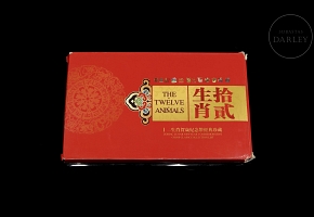 Set of twelve commemorative coins ‘Zodiac’, People's Republic of China