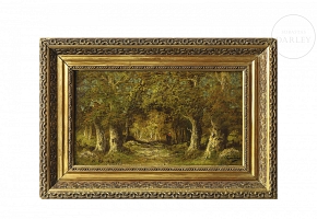 George Calois (1854–1932) ‘Path in the Forest’