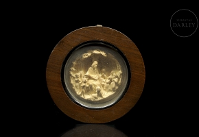 Medallón de espuma de mar