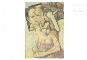 安东尼奥·德·伊格纳西奥·维森斯 Antonio De Ignacio Vicens，《母性》，1972年