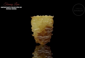 Colgante de jade amarillo