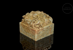 Gran sello de jade