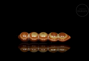 Amuleto de ágata tallada, dinastía Liao