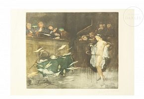 Gaston Hoffmann (1883-1969) ‘Court Scenes’