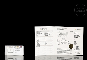 Diamante talla brillante de 1,20 ct con certificado GWLAB