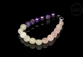 Antigua pulsera de veinte cuentas de cuarzo, cultura Persa