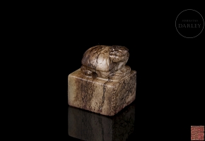Jade seal ‘Mythical turtle’, Ming dynasty