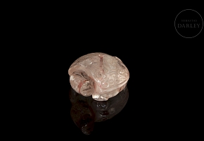 Colgante de cuarzo blanco