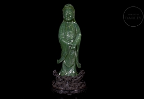 Jade verde espinaca