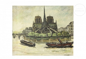 Castellano (20th century) ‘Views of Notre Dame’