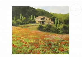 Francesc Vidal Vives (1957) ‘Field of Poppies’