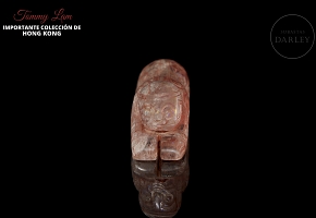 Colgante de cuarzo blanco