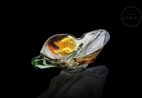 Cuenco de vidrio siguiendo modelos de Frantisek Zemek, s.XX