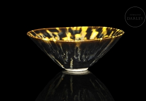 Stoneware bowl with ‘Hare skin’ glaze, Song style