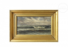 19th century Spanish school ‘Sea’