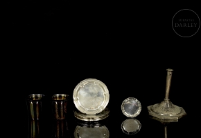 Conjunto de objetos de plata, s.XX