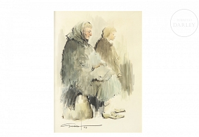 Rafael Garrich (1930–1994) ‘Young and Old Womens,’ 1983