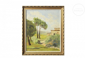 20th century Spanish school ‘Can Tobelleta’, 1947