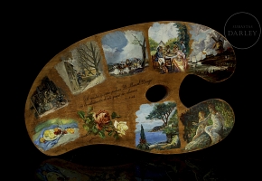 Paleta de pintor a 