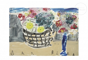 Juan José Barberá (1954) ‘Still life with basket’