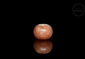 Antigua cuenta de ágata bicolor