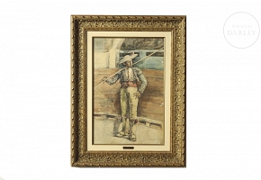 维森特·尼古拉乌·科坦达 Vicente Nicolau Cotanda（1852–1898/99）《斗牛士》，1884年