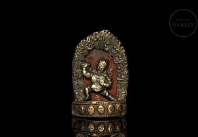 Pequeña figura de bronce