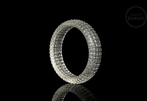 Carved Quartz bracelet, Warring States period