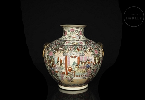 Jarrón de porcelana