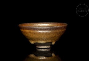 Ceramic bowl with a copper glaze, Song style