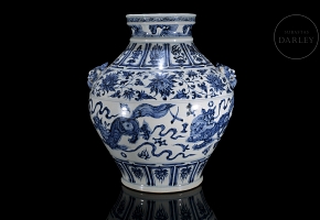 Jarrón de porcelana