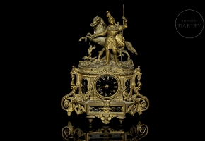 Reloj de sobremesa estilo Napoleón III, Samuel Marti et Cie., c. 1870–1880