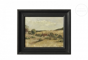 19th-20th century French school ‘Rural landscape’