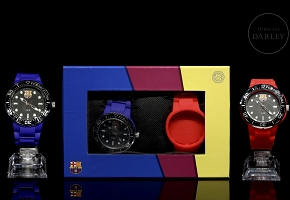 Reloj Radiant F.c.Barcelona “Central collection negro”.