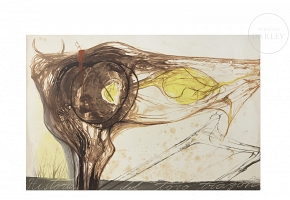 何塞·贝迪亚 José Bedia，《贪吃公牛的故事》，2005年