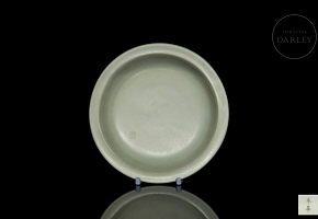 Plato de cerámica esmaltada