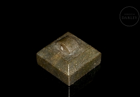 Sello cuadrangular de jade, dinastía Han