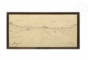 拉蒙·施托尔茨（1874–1960）《乡村速写》1925年