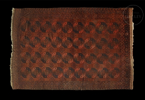 Alfombra de estilo afgano Akche, s.XIX-XX