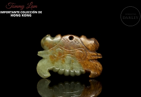 Jade pendant “Beast,” Hongshan culture