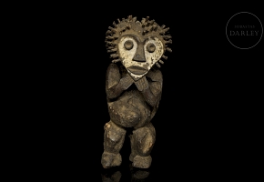 Mambila Figure ‘Man with mask’, Cameroon