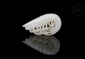 Hetian jade figure ‘Shrimp’, Qing dynasty