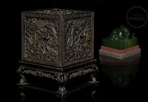 Caja para sello de madera de Zitang