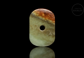 Carved jade pendant, Hongshan culture