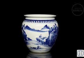 Jarrón de porcelana esmaltada 