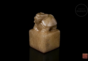 Jade seal ‘Xuanwu Dragon Turtle’, Qing dynasty