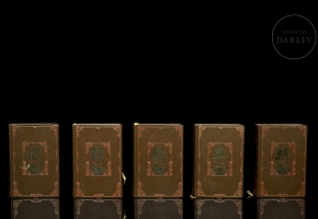 Colección de cinco volúmenes de Arsène Lupin, Maurice Leblanc