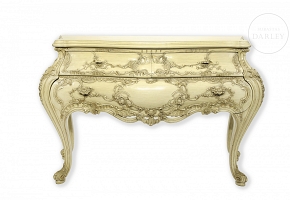 Console carved wood, Louis XV style, 20th century